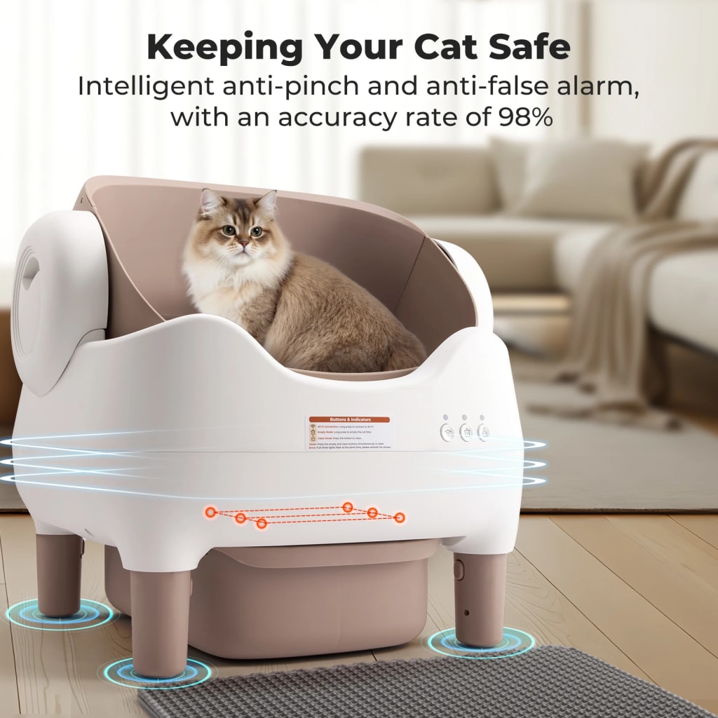 Smart Self-Cleaning Litter Box