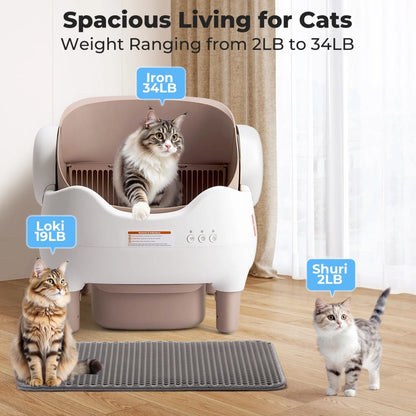 Smart Self-Cleaning Litter Box