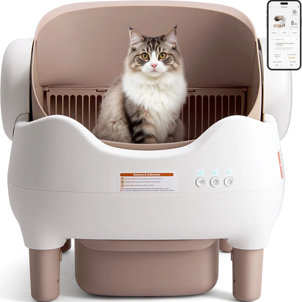 Smart Self-Cleaning Litter Box