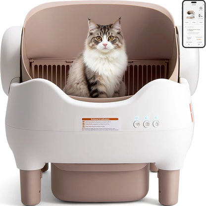 Smart Self-Cleaning Litter Box