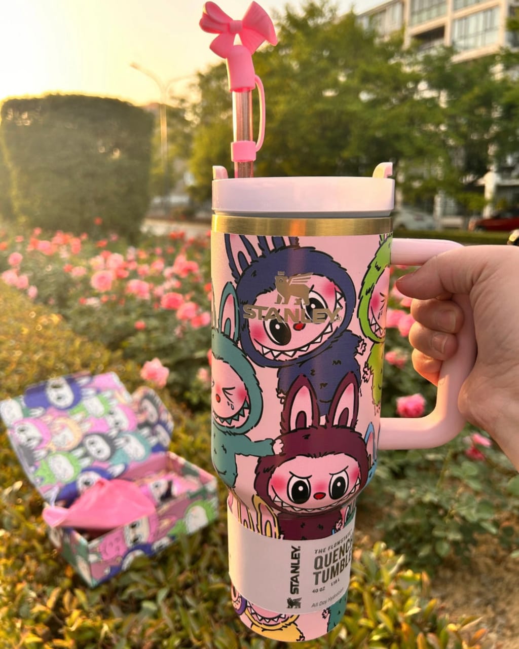 THE MONSTERS “Labubu” x Stanley Quencher H2.0 Tumbler – 40oz